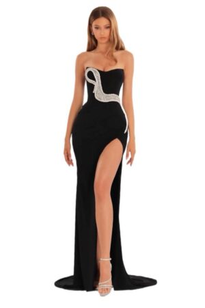 Sista - Eveningwear Premium 04 - Black - sista.com.my