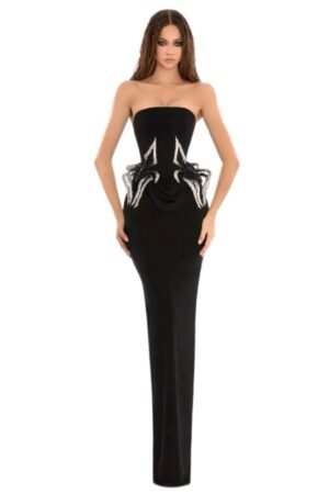Sista - Eveningwear Premium 010 - Black - sista.com.my